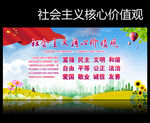 社会主义核心价值观背景