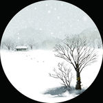 新中式山水风景意境图