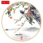 禅意山水背景墙