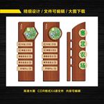 景区防腐木导视牌