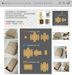 纸盒展开图