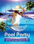 性感美女泳池派对海报