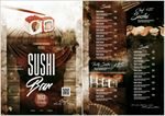 时尚创意高端日式料理寿司菜单