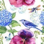 花鸟矢量印花图案