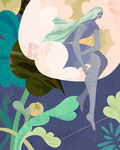 仙女自然森林花草精灵唯美插图