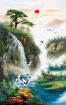 山水油画