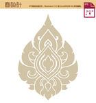 泰国泰式图腾纹饰矢量图
