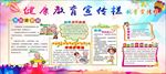 秋季健康宣传栏