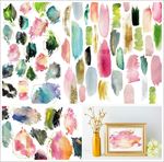 线条水彩画笔迹