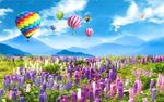 蓝天白云风景图