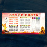 创建文明城市 社区宣传栏