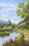 乡村油画