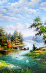 乡村油画