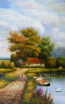 乡村油画