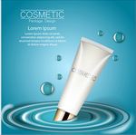 水润精华护肤品广告海报