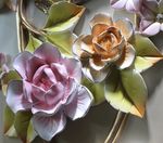 花卉浮雕背景墙
