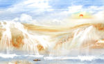 超清山水大理石石纹素材图库