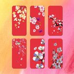 桃花手机壳图案