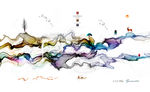 写意画 抽象表现 唯美墨意