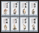 名人简介展板