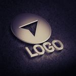 烫金立体标志LOGO模板样机