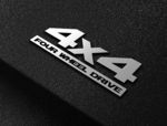 4×4金属字立体感LOGO样机