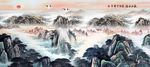 泰山风景画