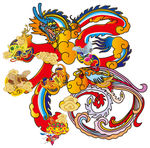 龙凤福字