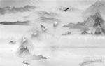 山水背景墙
