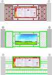 围墙护栏宣传栏