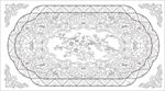 藏式家俱图案 手绘线描图