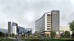 现代多功能医院建筑效果图