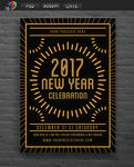 2018跨年海报