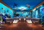 海底探秘海洋主题全屋背景墙