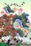 荷花图