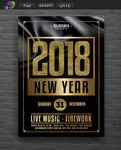 2018跨年海报