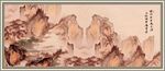 山水风景背景