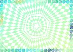 花彩蓝 特约证书纹