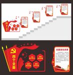 党建楼梯文化墙