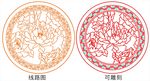 牡丹雕刻图