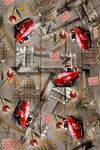 欧式建筑汽车