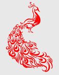 孔雀剪纸