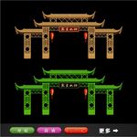 竹门楼