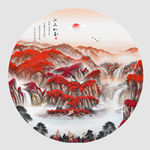 新中式山水画