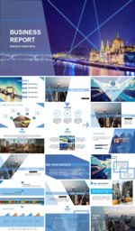 简约大气城市建筑风格通用PPT