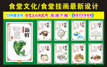 食堂文化背景墙最新设计