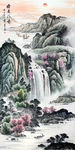 源远流长山水玄关