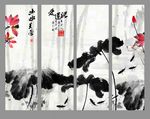 国画荷花