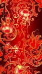 线条花