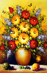 花卉油画